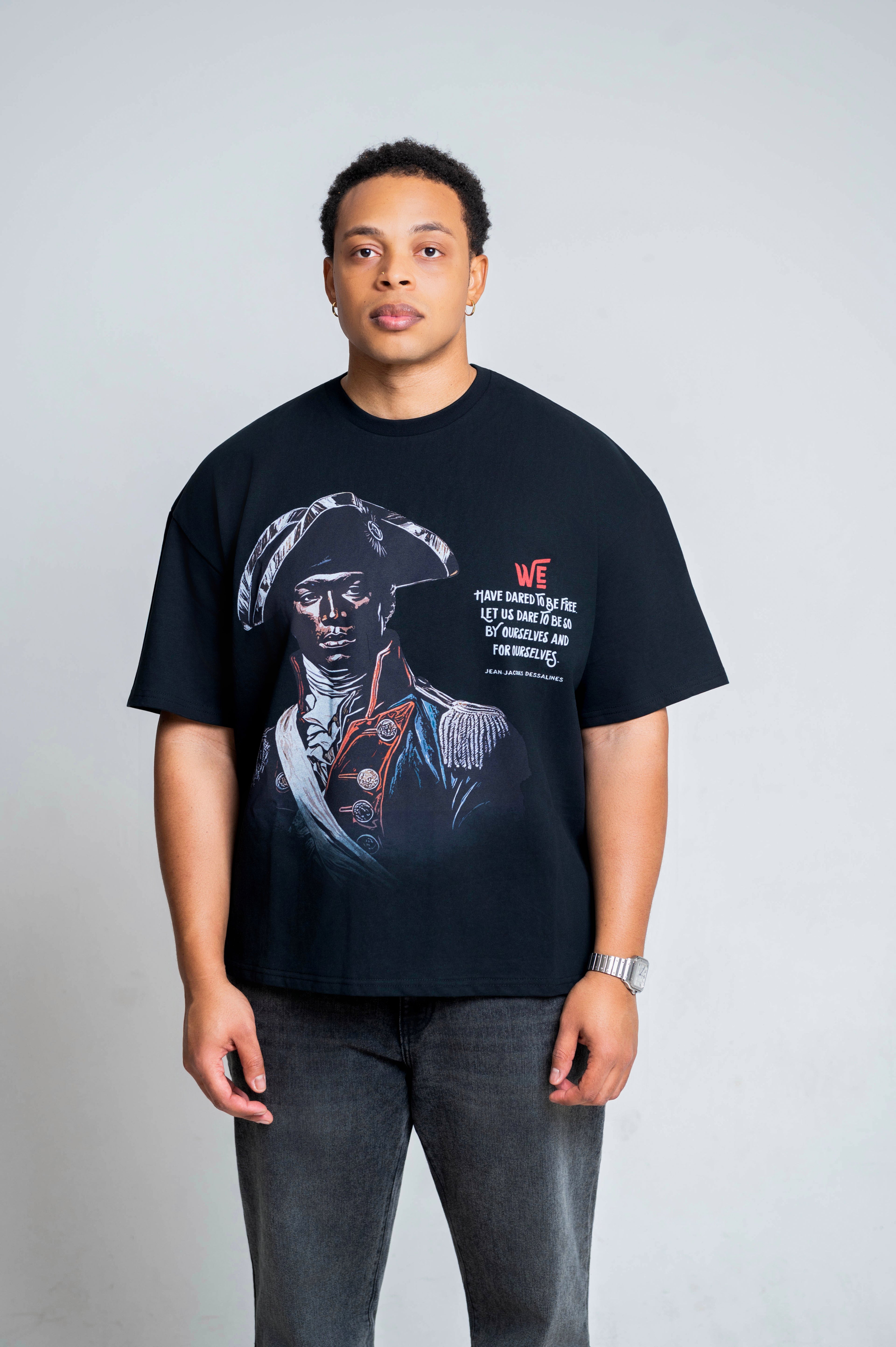 Dessalines boxy fit t-shirt