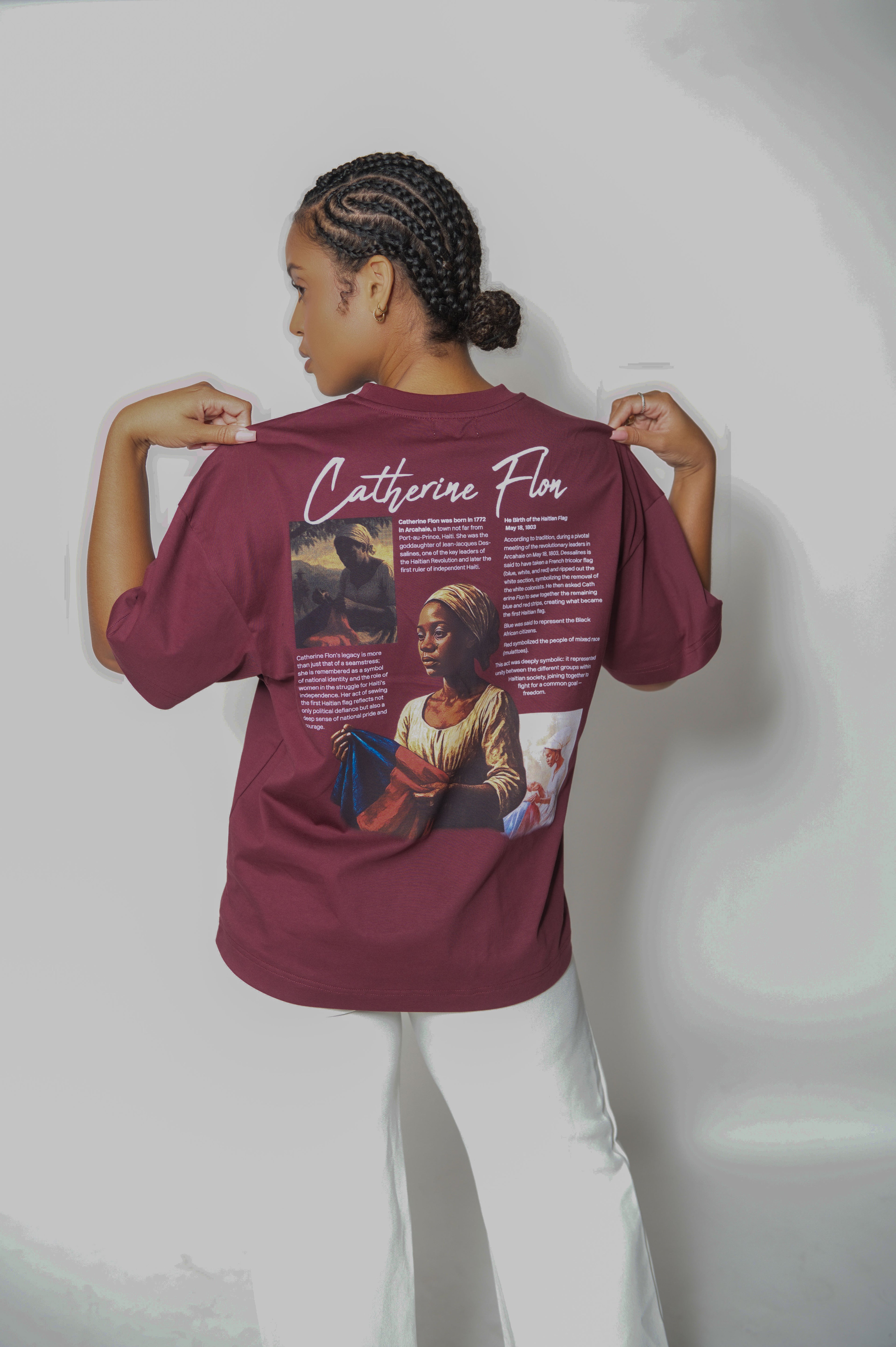 Women Oversized Catherine flon