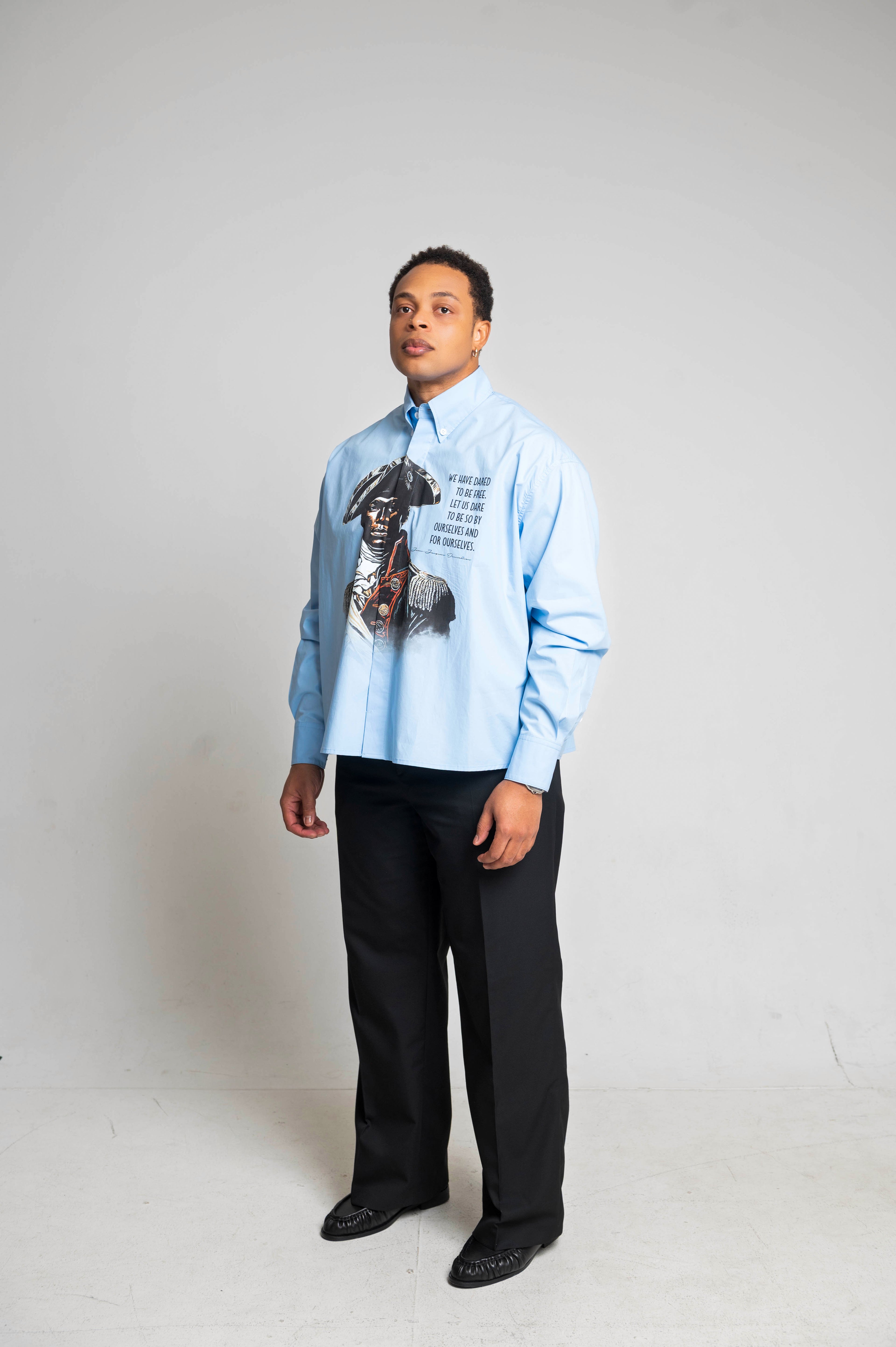 Dessalines Boxy Long Sleeve Shirt