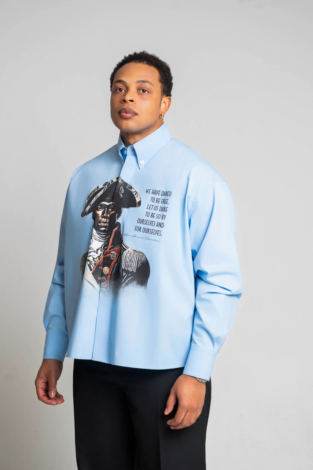 Dessalines Boxy Long Sleeve Shirt