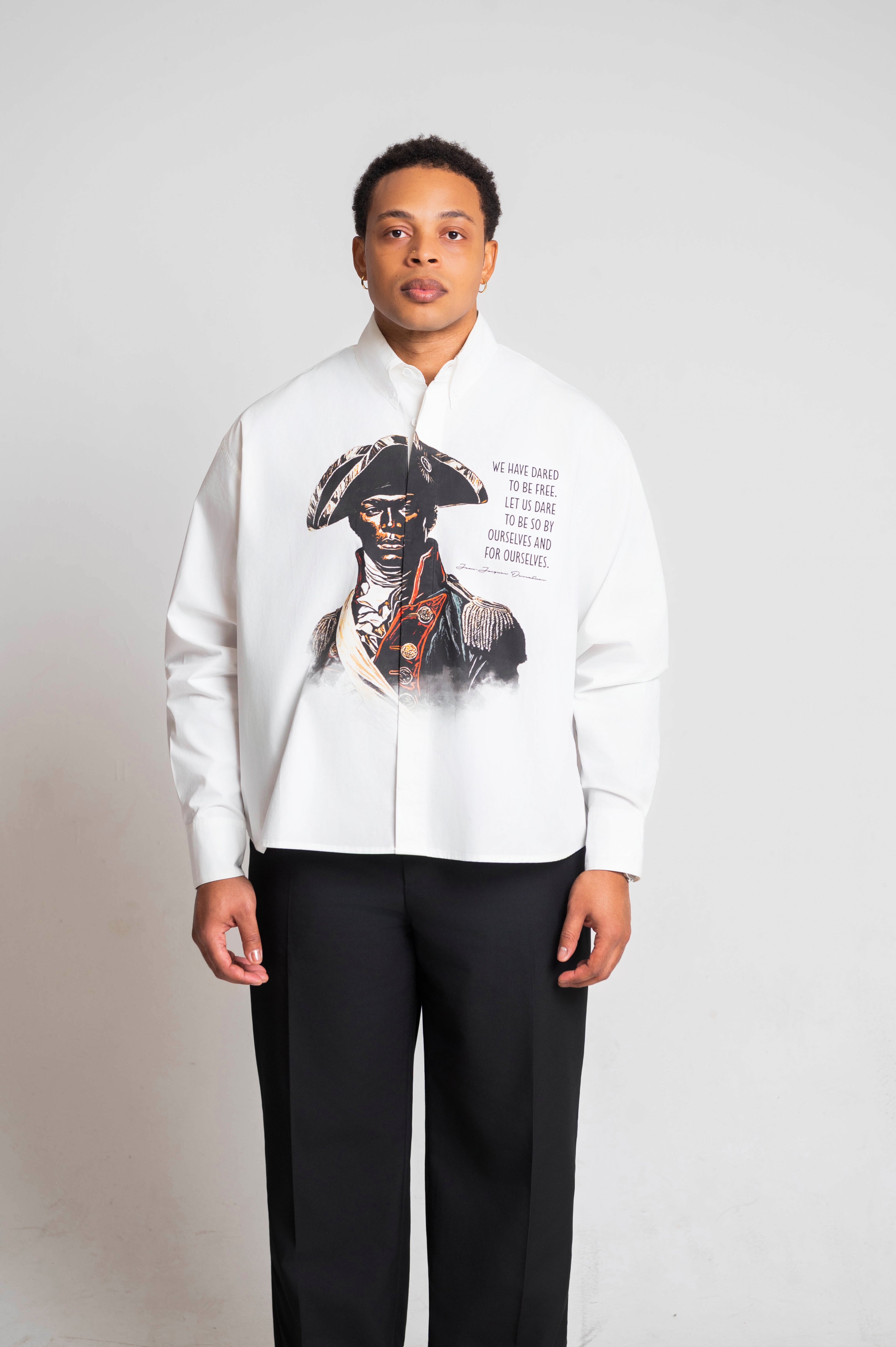 Dessalines Boxy Long Sleeve Shirt