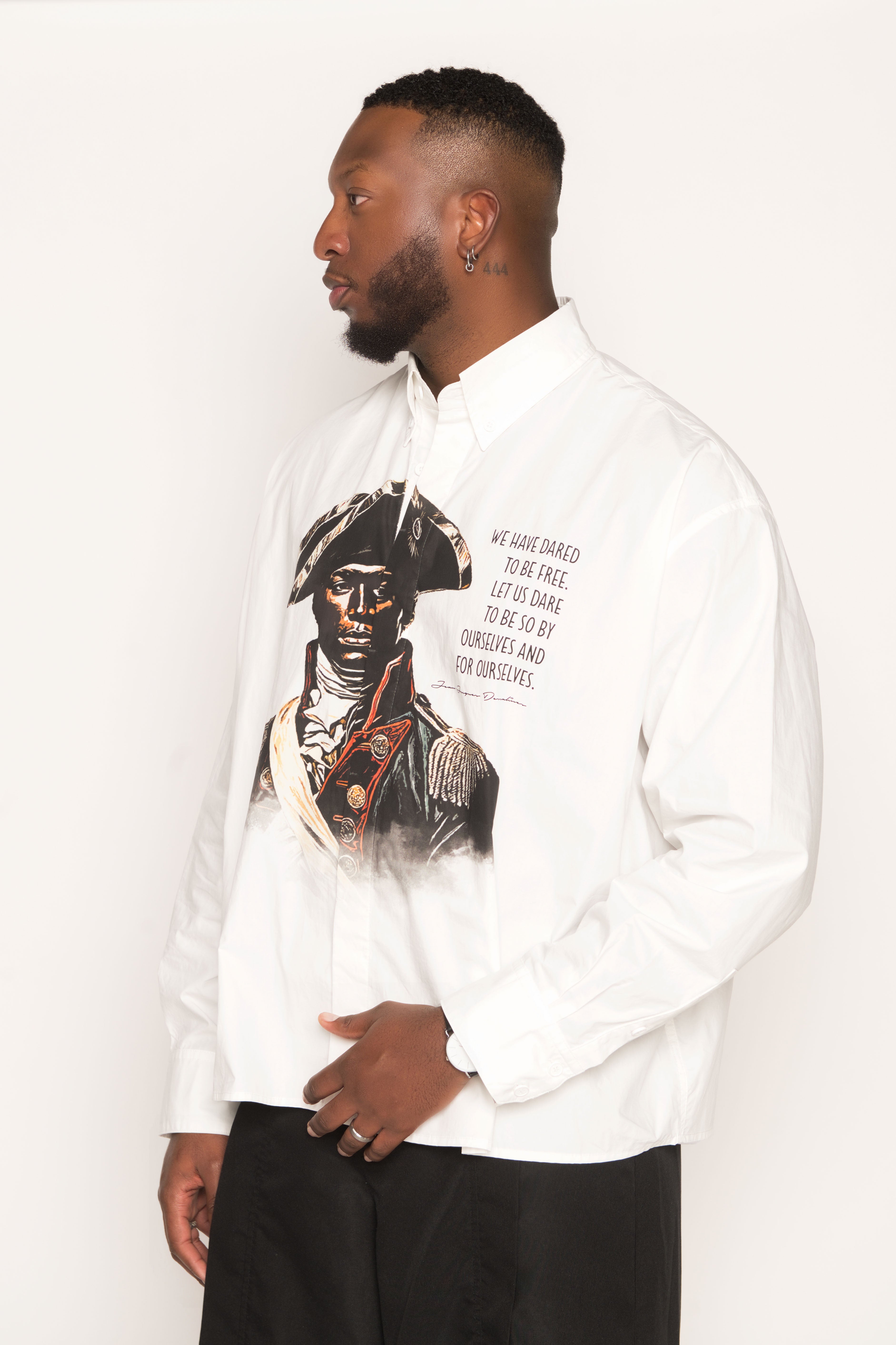 Dessalines Boxy Long Sleeve Shirt