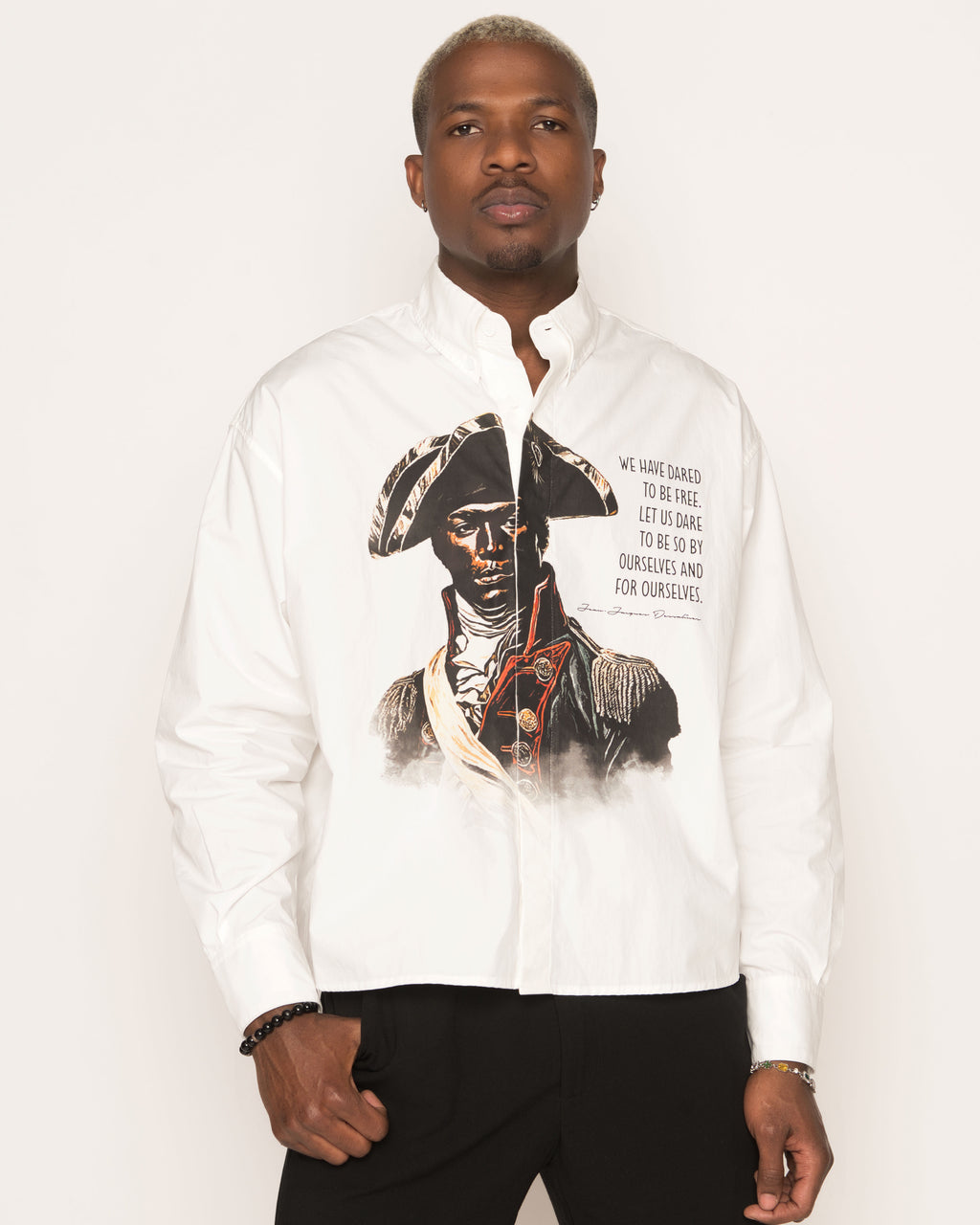 Dessalines Boxy Long Sleeve Shirt