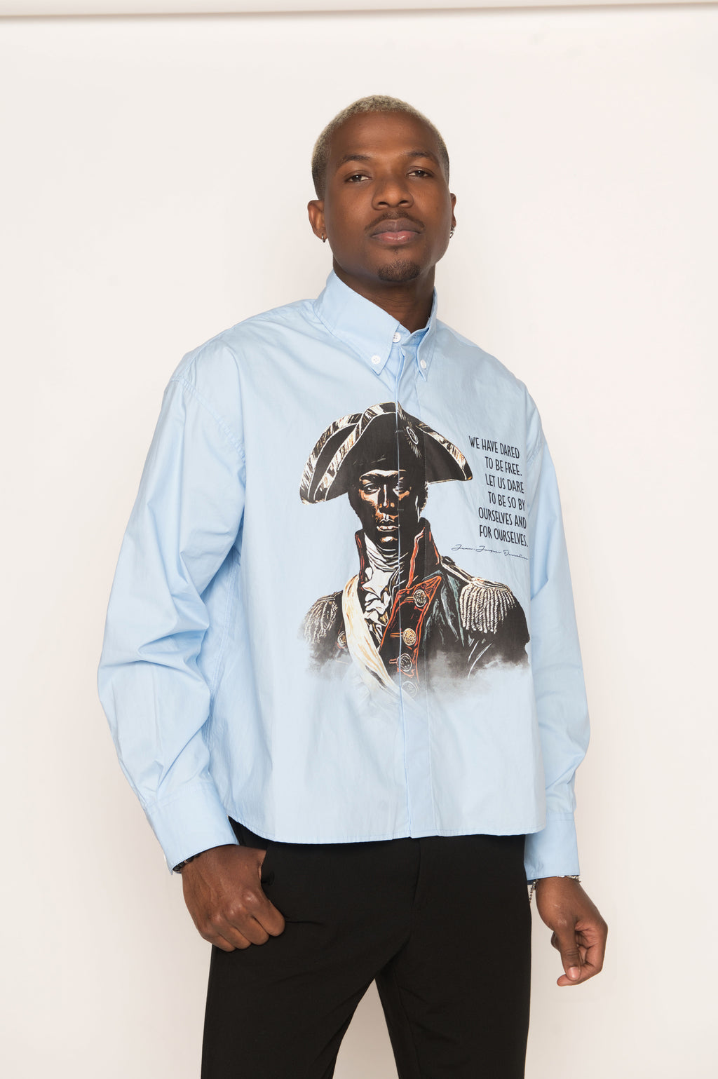 Dessalines Boxy Long Sleeve Shirt
